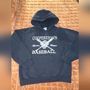 Cooperstown Baseball Hoodie | Gildan Heavy Blend | Unisex Small